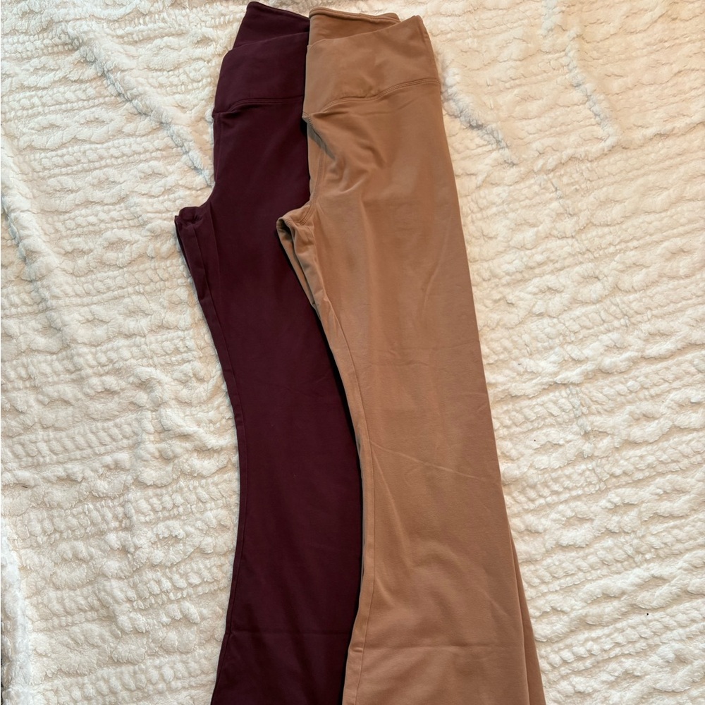 Victorias Secret Pink Flare Leggings Size M
